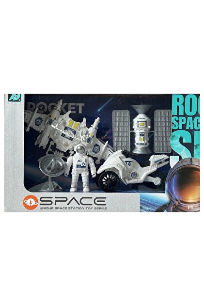 Zadem Store Uzay Aracı Seti, 2 Astronot, Uydu, Uydu Yer İstasyonu