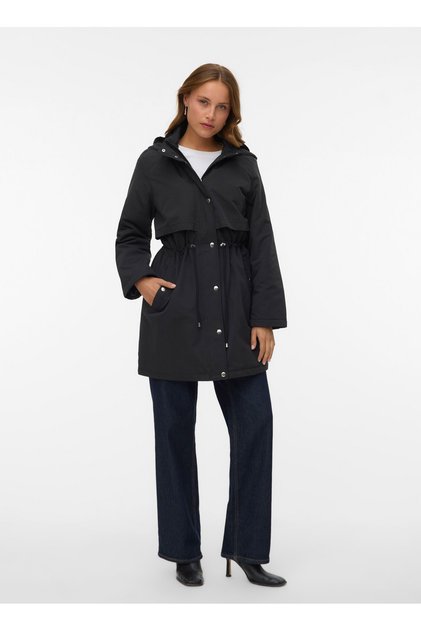 Siyah Kadın Mont VMGAIL MAYA COAT BOO