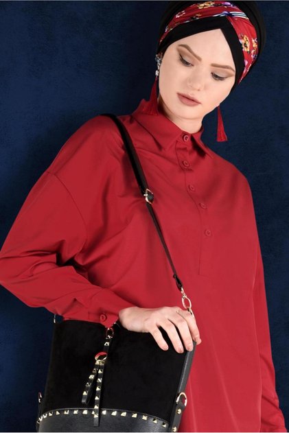 Front Half Button Tunic 4705