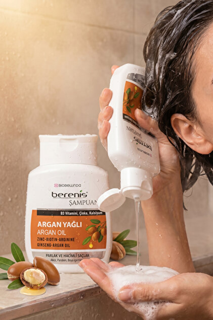 BioBellinda Doğal Berenis Argan Yağlı Şampuan 290 ml (2'Lİ SET