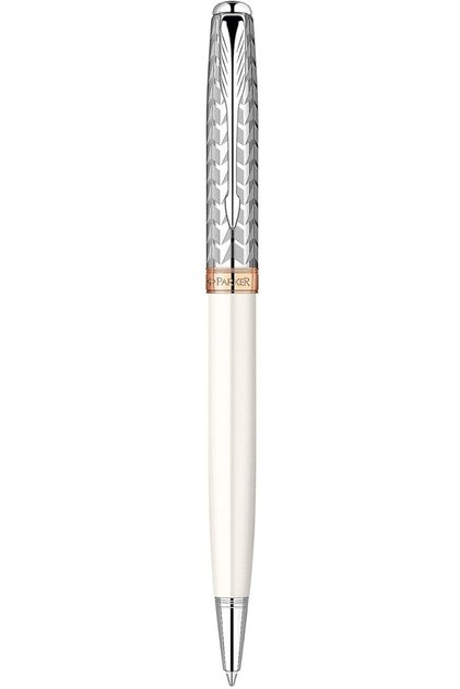 Sonnet Premium Metal and Pearlized Ballpoint Pen with Chrome Trim