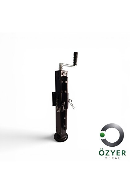 ÖZYER METAL 70x70 Şanzımanlı Ayarlı Römork Krikosu – 5 Ton