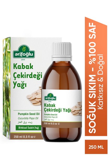 Kabak Çekirdeği Yağı 250ml Soğuk Sıkım | İçilebilir
