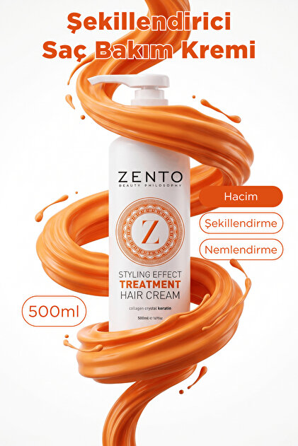ZENTO Beauty Phılosophy Stylıng Effect Treatment Haır Cream P9 500