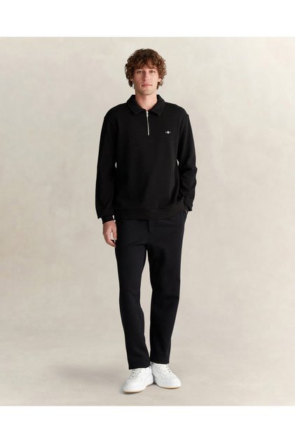 Erkek Siyah Regular Fit Jogger Pantolon