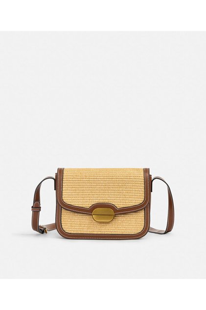 Contrast Textured Cover Bag