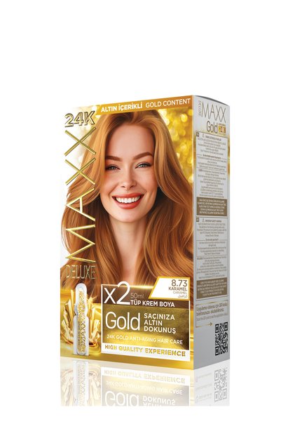 Golden Beauty Set Saç Boyası 8.73 Karamel