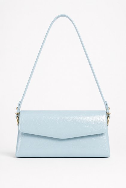Bella Women's Rectangular Baguette Shoulder Bag - Baby Blue