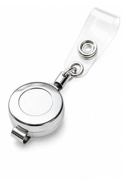 Γυαλιστερό ασημί θήκη κάρτας Yoyo για ταυτότητα και κάρτα εισόδου