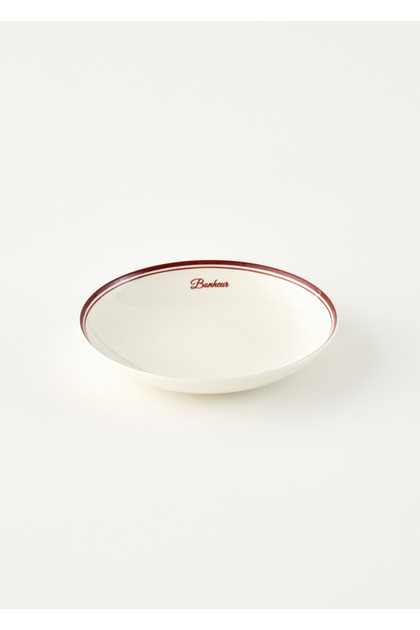 Bonheur Porcelain Çukur Tabak Claret Red (20 cm)