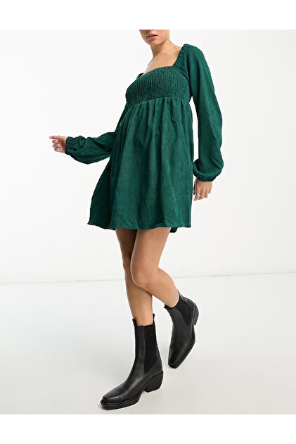 Rochie scurta, Verde