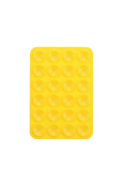 yellow 2pcs 2pcs Sided Silicone Suction Cup Mobile Phone Suction Cup With Adhesive Pad Silicone Pad