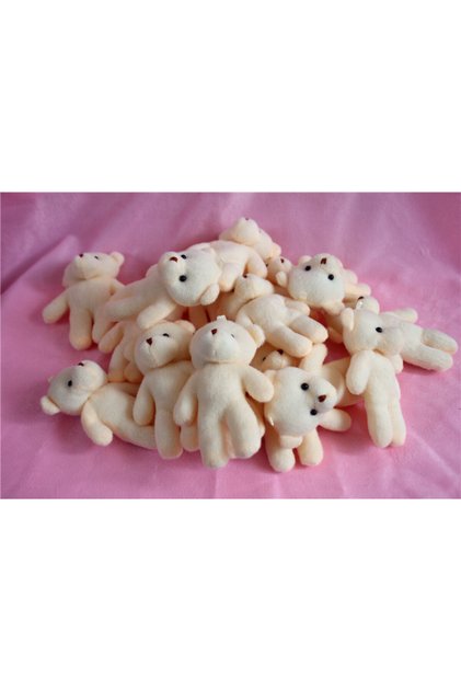 10pcs 10pcs Mini Teddy Bear Plush Soft Stuffed Animal Toys Small Pendant Cute Diamond Bears Doll For