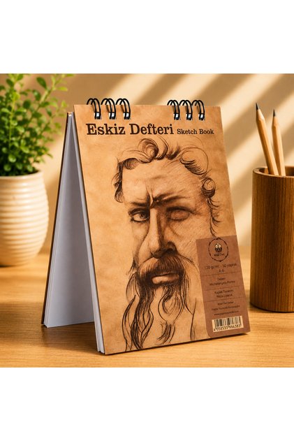 A6/50 Pages/120Gsm/ Spiral Sketchbook Sketch Book 10.5 X 14.8 cm
