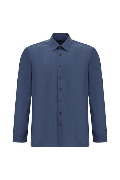 Long Sleeve Regular Fit Italian P Cotton Shirt