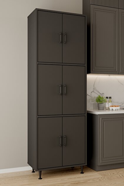 Aeka AE-3010 Nehir Antrasit Gri Çok Amaçlı Mutfak Dolabı&Banyo