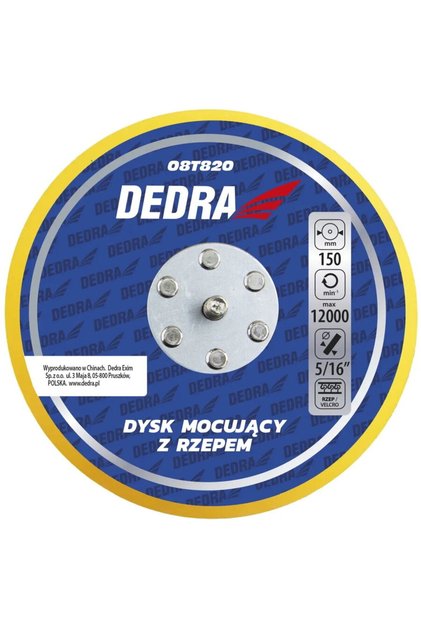 Disc de fixare cu scai 150mm pentru șlefuitor cu excentric