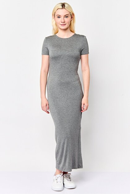 Calvin Klein Women Heather Bodycon Dress, Grey- Trendyol