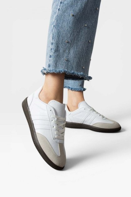 Daily Comfortable Lightweight Unisex Men's Women's Sports Shoes White