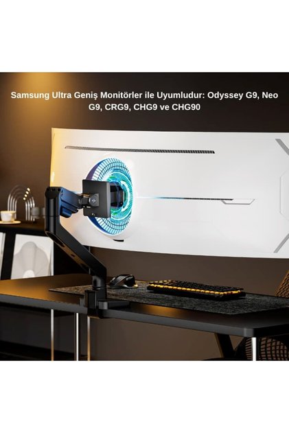 محول VESA 100X100 لشاشة سامسونج أوديسي فائقة العرض (أوديسي G9، نيو G9، CRG9،