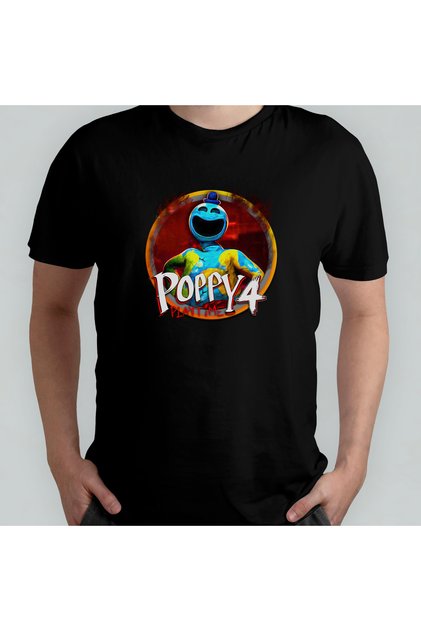 Poppy Playtime Chapter 4 Unisex 100% Cotton Crew Neck T-Shirt Model 1