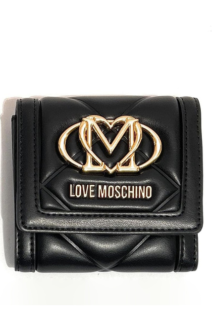 ワイルド仕様■Middle Leather Walletイタチョコ ホックマン Love Moschino Siyah Kadın Cüzdan JC5647PP1OLC0000 - Fiyatı, Yorumları