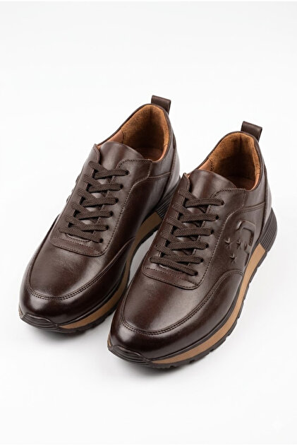 Genuine Leather Orthopedic Sole Men's Shoes Breakthrough Model with Luxurious Design