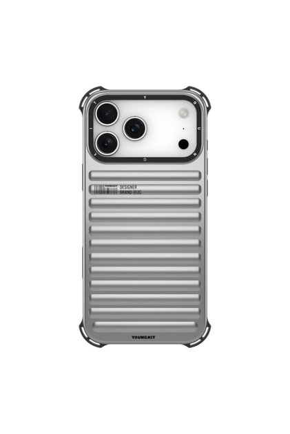 True Color Magnetic Luggage-Inspired Case - Premium Textured Slim Fit Cover for iPhone 17 Pro Max