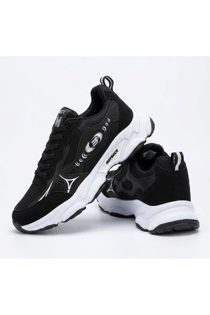 Liji Black Outdoor Flexible Lightweight Orthopedic Unisex Sports Shoes