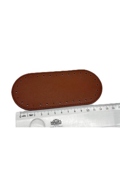 Tan Color 14X6 cm Oval Bag Base Phone Bag Base