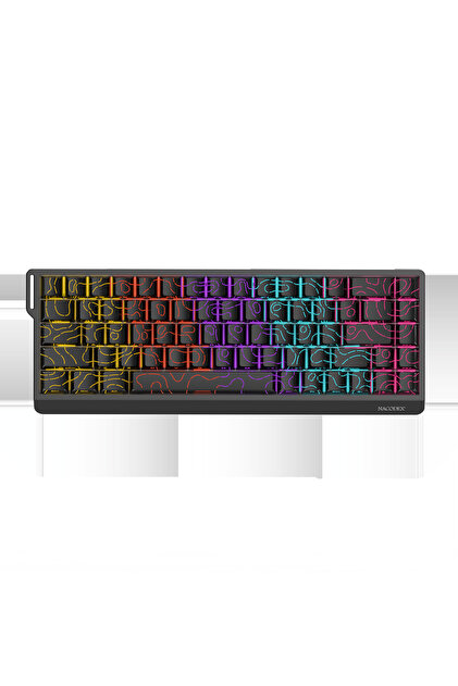 Ajazz NK68V2 Hot Swap Kablolu Mekanik Oyun Klavyesi- Red Switch