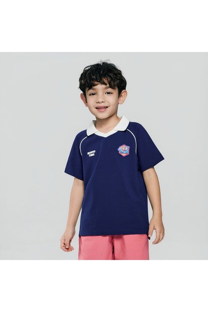 Kids Slim Minions World Cup Pique Polo