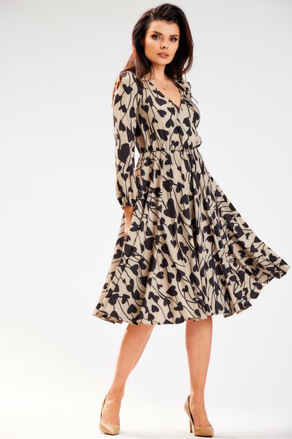 Rochie, awama, poliester/elastan, negru, XL