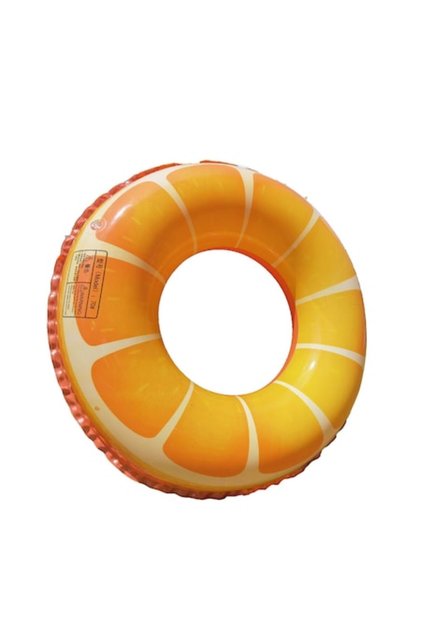 Colac de inot pentru copii,model portocala,diametru 90cm