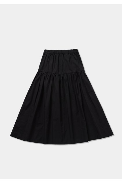 Maxi Length Straight Women's Black Skirt