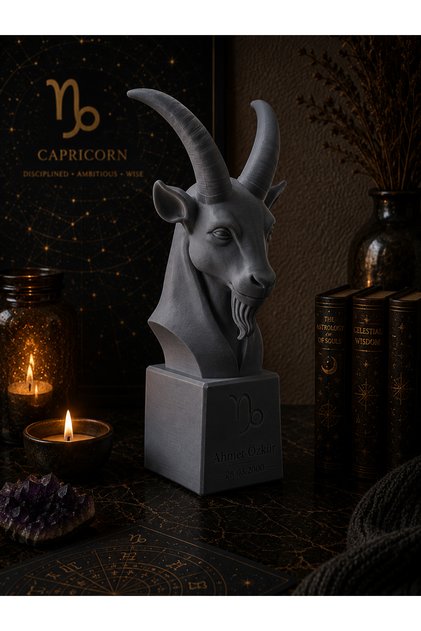 Kişiye Özel Burç Biblosu İsimli Masa Dekoru Astroloji Hediyelik Dekoratif Obje