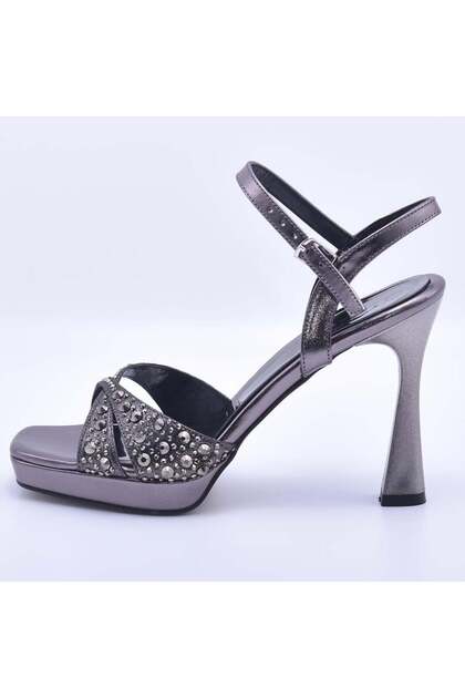 Edith Women's Stone Embellished Evening Dress Sandals-513