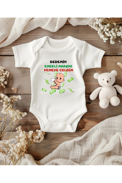 Grandfather Written Baby Bodysuit 100% Cotton 29
