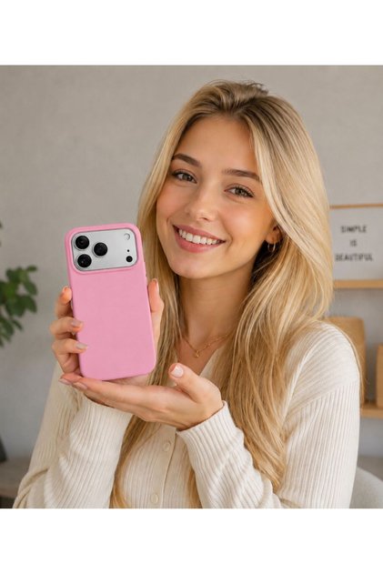 iPhone 17 Pro Max Case with Velvet Inside Screen and Camera Raised Launch Silicone Case and Cover