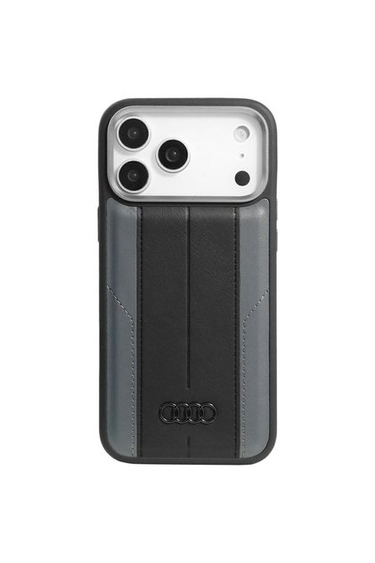 Θήκη MagSafe από συνθετικό δέρμα A6 για iPhone 17 Pro Max - Μαύρο