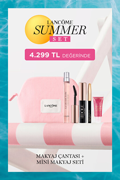 Lancome Lancôme Yaz Makyajı Tanışma Seti - Summer Edition Çanta