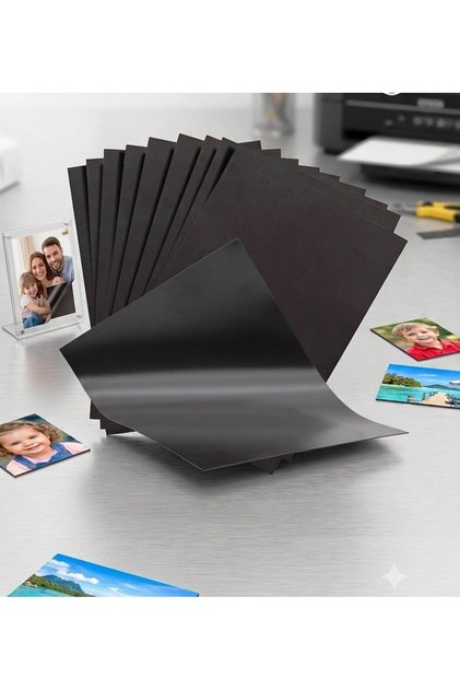 10 adet Naturel Fotoğraf Magneti, A4 Boyutunda Tabaka Plaka Magnet Mıknatıs