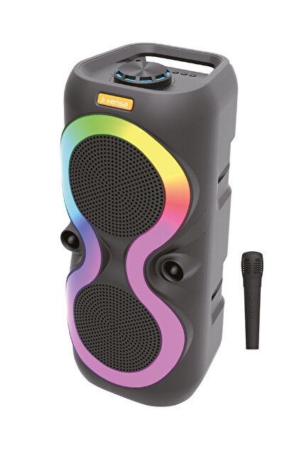 【美品】ホームシアターセットSONOS Ray＋SYMFONISKライト2台+他 Kensa Taşınabilir Mikrofonlu 40W LED Işıklı Bluetooth Hoparlör