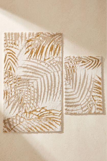 Palmiye 2-Piece 60X100 / 40X60 cm Bathroom Mat Set