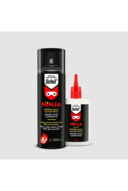 Selsil Ninja Süper Yapıştırıcı 200 Ml + 50 gr ve Klebond KB5 Süper