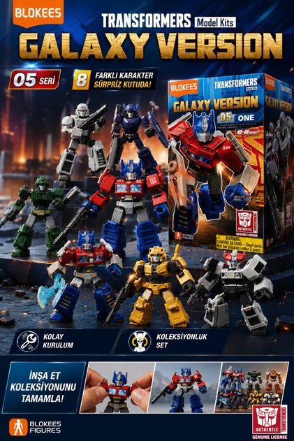Cici Oyuncak Blokees Transformers One Galaxy Version Sürpriz Robot