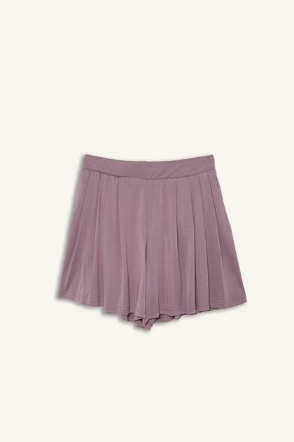 Ultra Yumuşak Standart Fit Sporcu Kısa Paça Gül Rengi Modal Şort H1233AX26HS