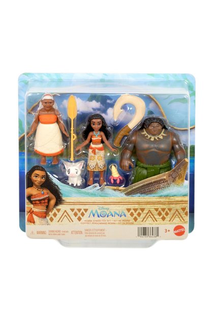 Păpuși Disney Vaiana, Set de mini-păpuși Disney Vaiana cu 4 personaje (JLN21)