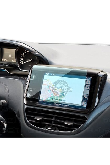 Peugeot 208 Compatible 7 Inch Navigation 9H Nano Screen Protector
