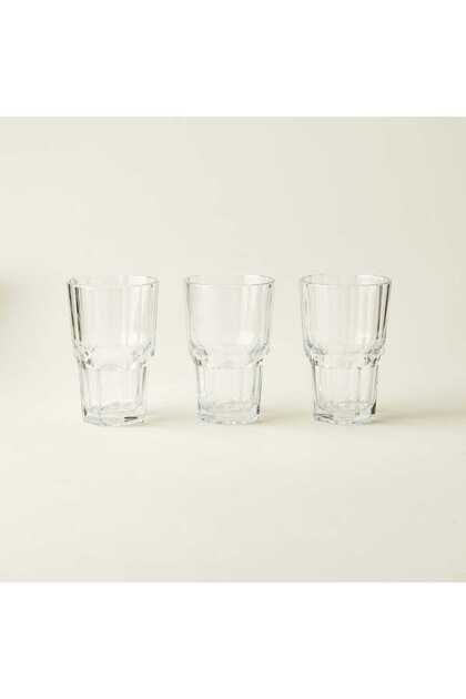Serenity 3'lü Tumblers Cam Meşrubat Bardak Seti - 265 ml